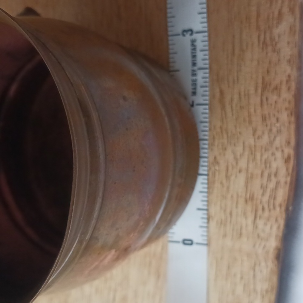 Copper Mug Vintage Gregorian Copper Made In U.S. Patinaed - Picture 8 of 9